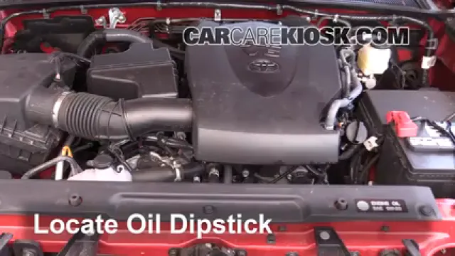 2016 Toyota Tacoma SR5 3.5L V6 Crew Cab Pickup Huile Vérifier le niveau de l'huile